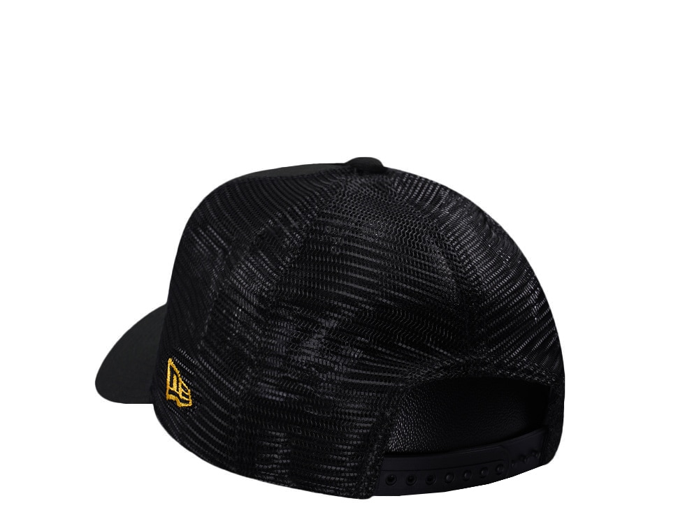 New Era Florida Panthers Black Prime Edition 9Forty A Frame Trucker Snapback Gorra