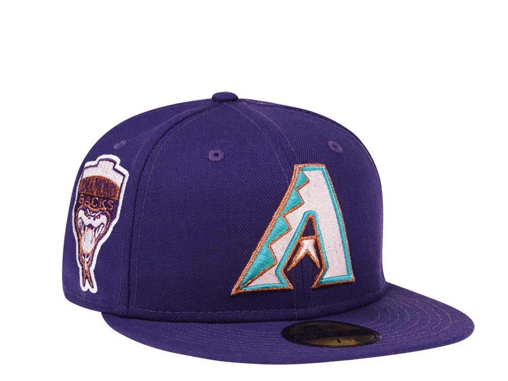 New Era Arizona Diamondbacks Inaugural Season Purple Pink Prime Edition 59Fifty Fitted Gorra