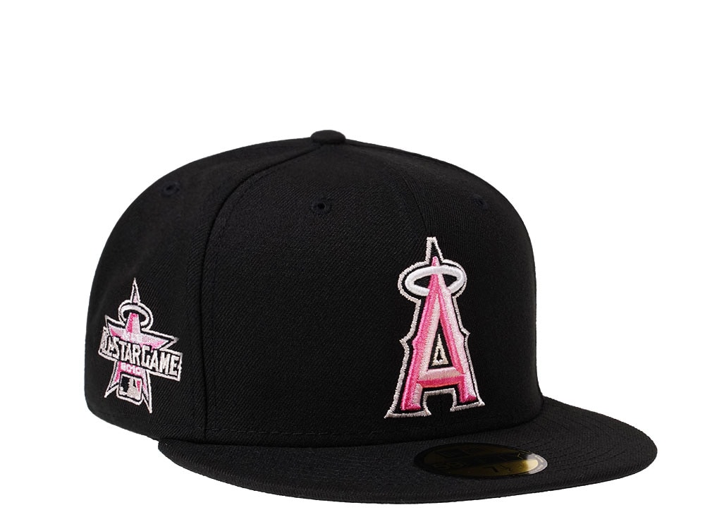 New Era Anaheim Angels All Star Game 2010 Black and Pink Edition 59Fifty Fitted Gorra
