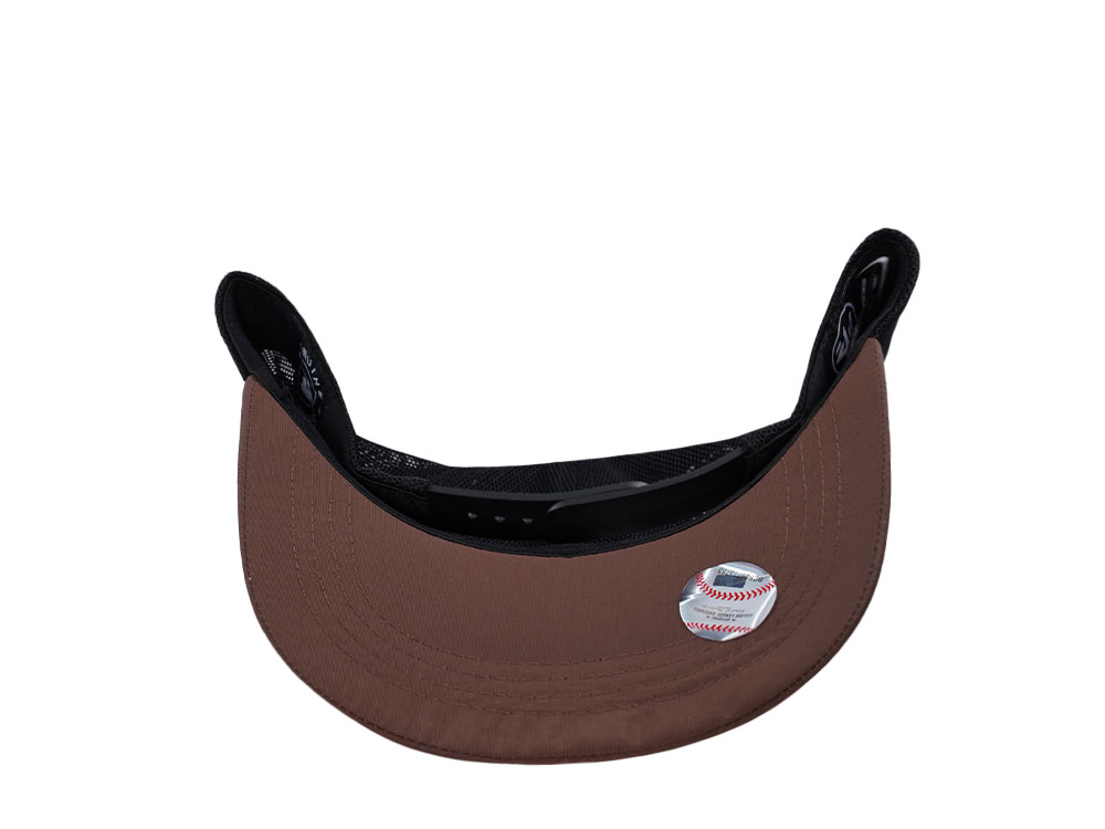 47Brand Los Angeles Dodgers Brown Outskirts Trucker Snapback Gorra