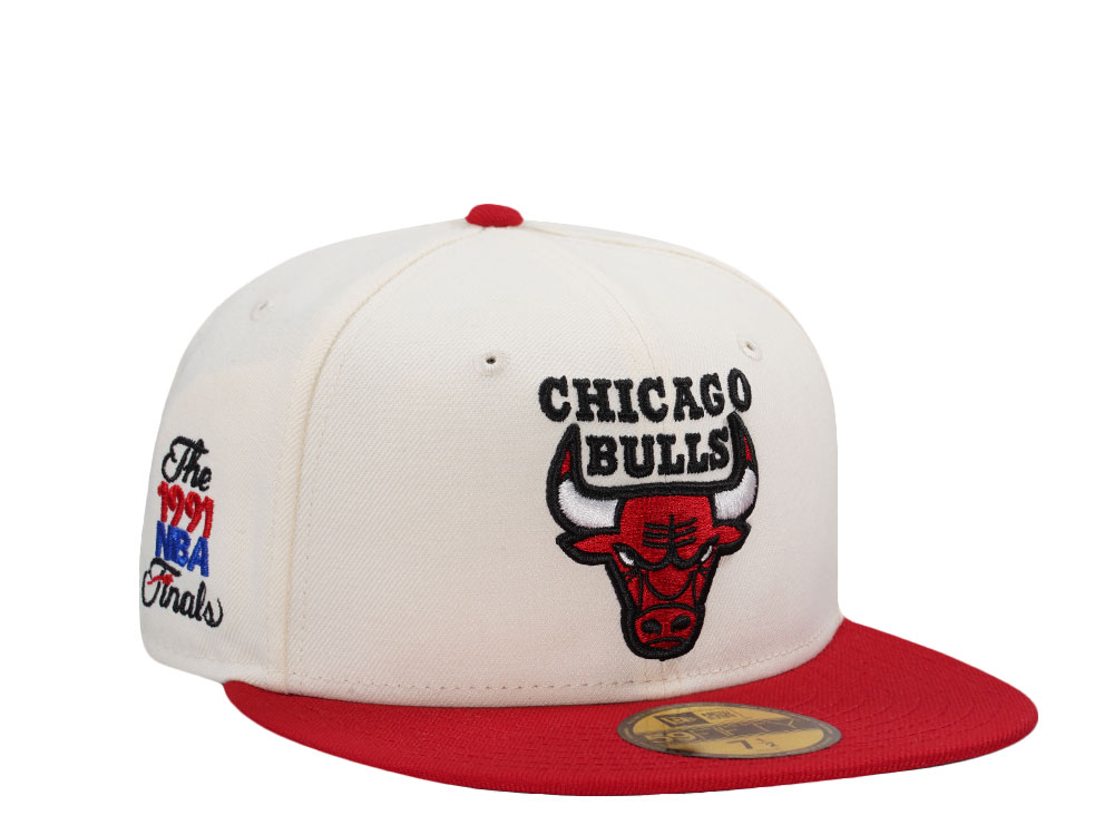 New Era Chicago Bulls NBA Finals 1991 Chrome Two Tone Edition 59Fifty Fitted Gorra