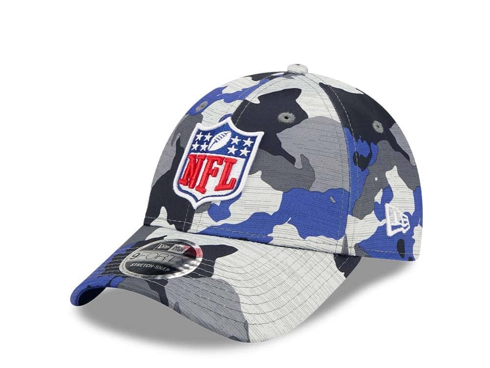 New Era NFL Logo NFL Training Camp 22 Camo 9Forty Stretch Snapback Gorra