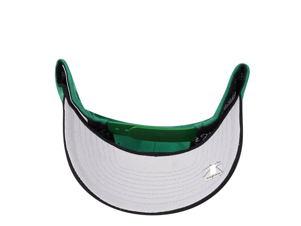 Mitchell & Ness Boston Celtics Two Tone Red Line Solid Flex Snapback Gorra