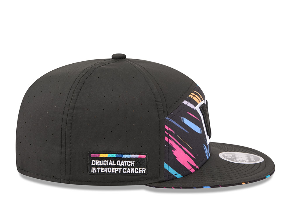 New Era Washington Commanders Crucial Catch 2026 Black Edition 9Fifty Split Panel Snapback Gorra