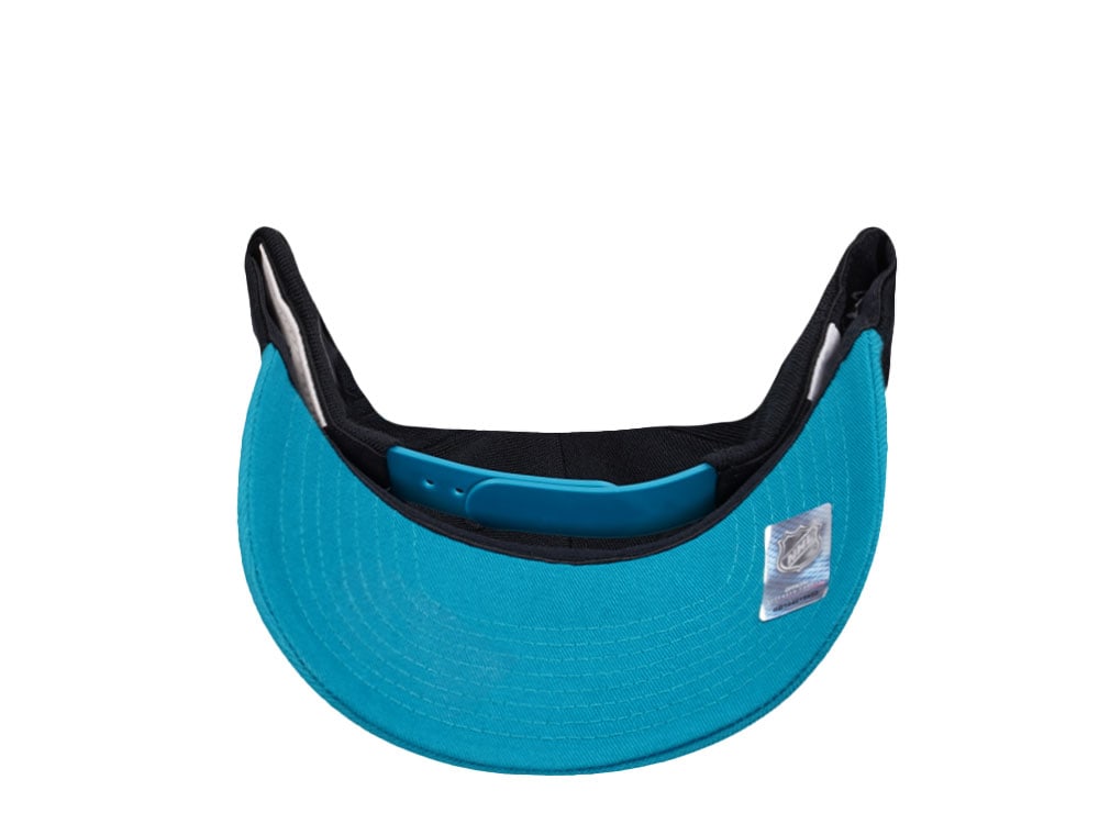 Mitchell & Ness San Jose Sharks Team Two Tone Update Snapback Gorra