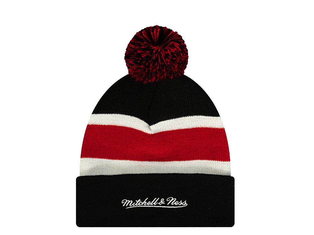 Mitchell & Ness Chicago Blackhawks Stripe Pom Gorra