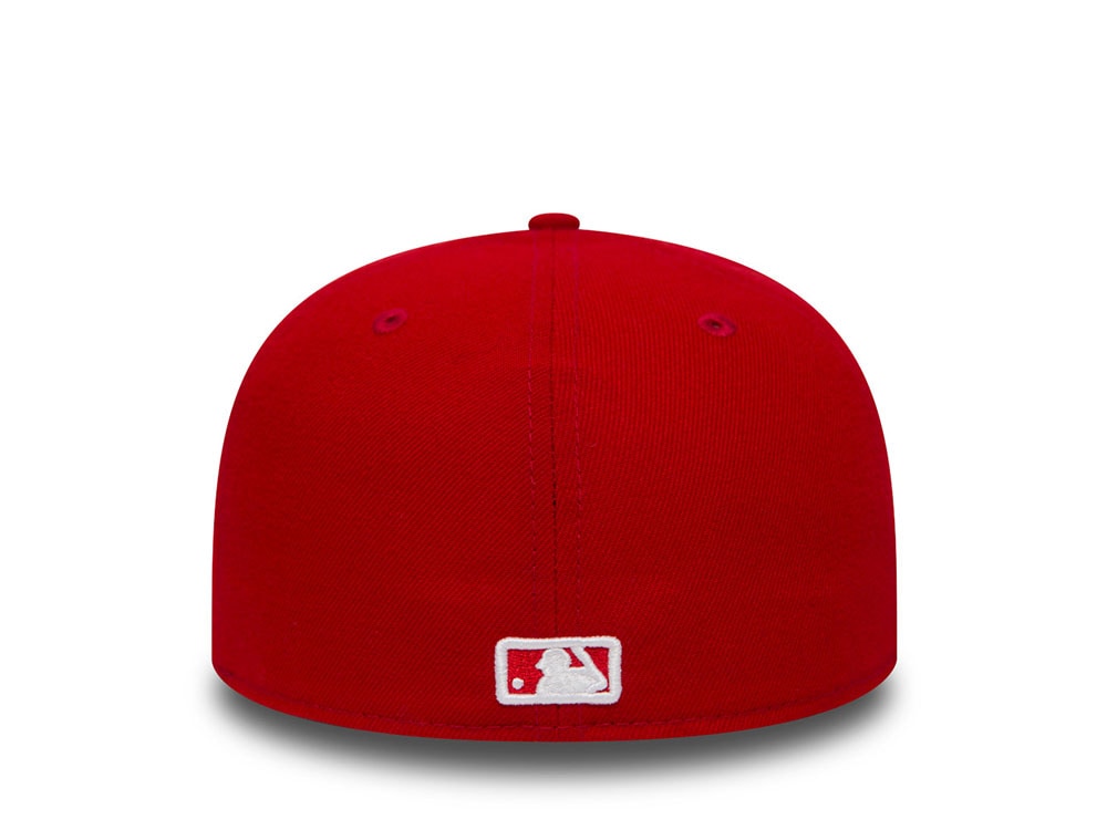 New Era New York Yankees Plain Red Prime Edition 59Fifty Fitted Gorra