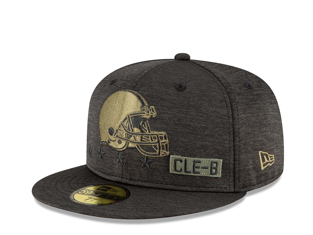 New Era Cleveland Browns Salute to Service 2020 Fitted 59Fifty Gorra