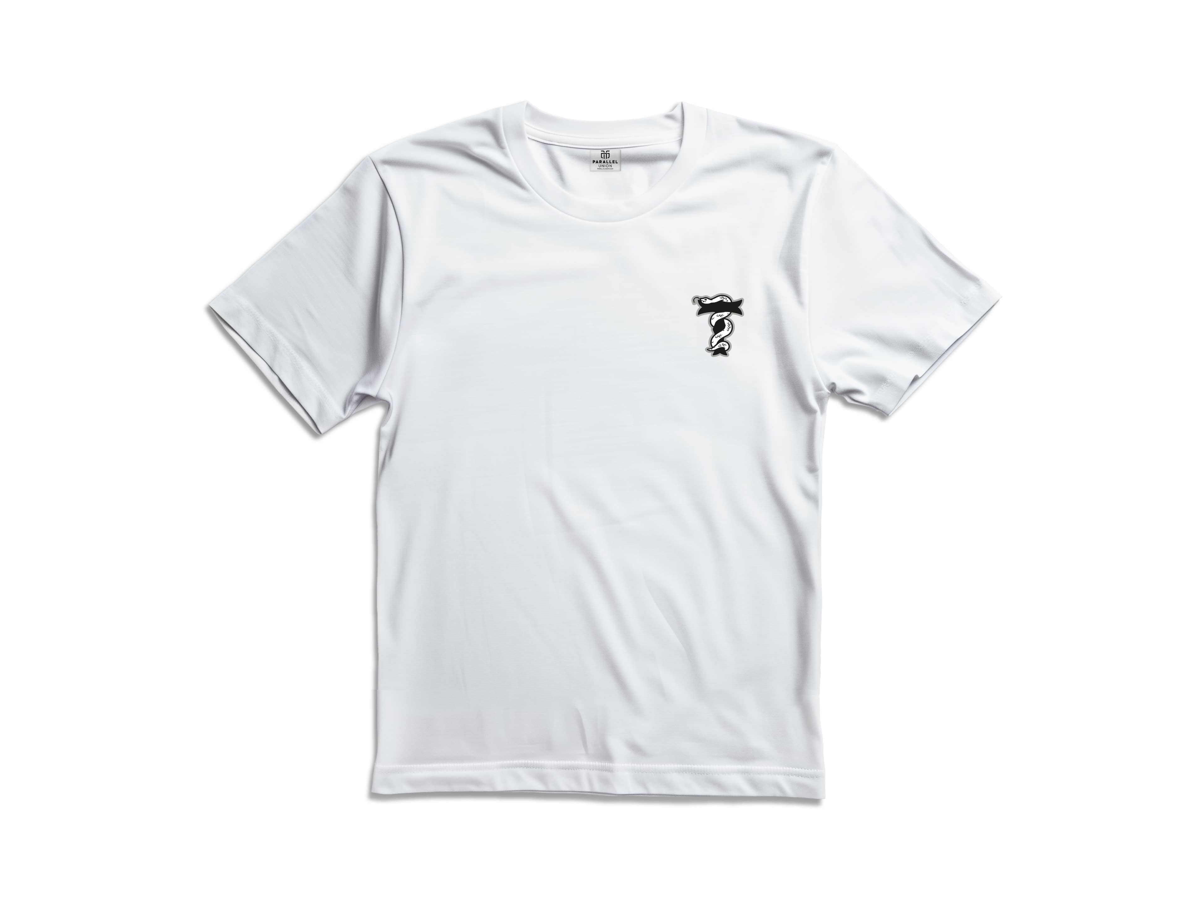 Parallel Union Family T-Shirt We Care about Caps White Skull Oversize Edition