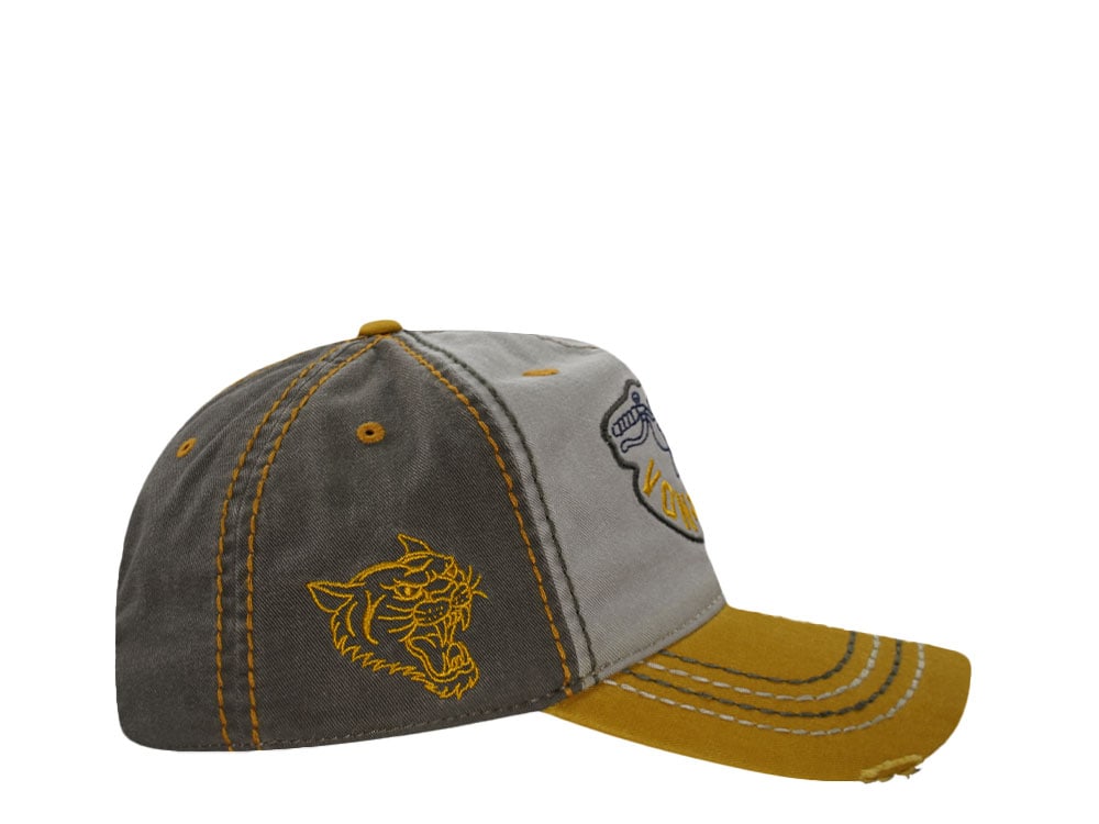 Von Dutch Distressed Retro Gray Two Tone Edition Strapback Gorra