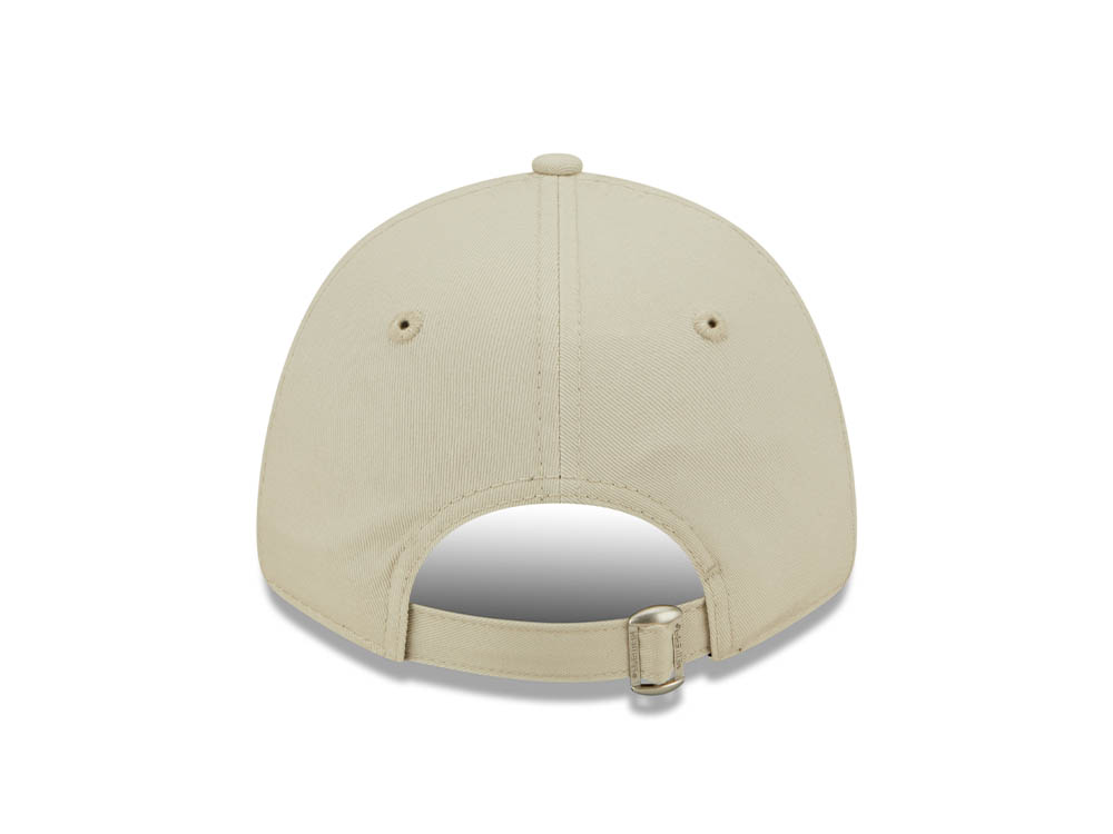 New Era New York Yankees Womens League Essential Beige 9Forty Strapback Gorra