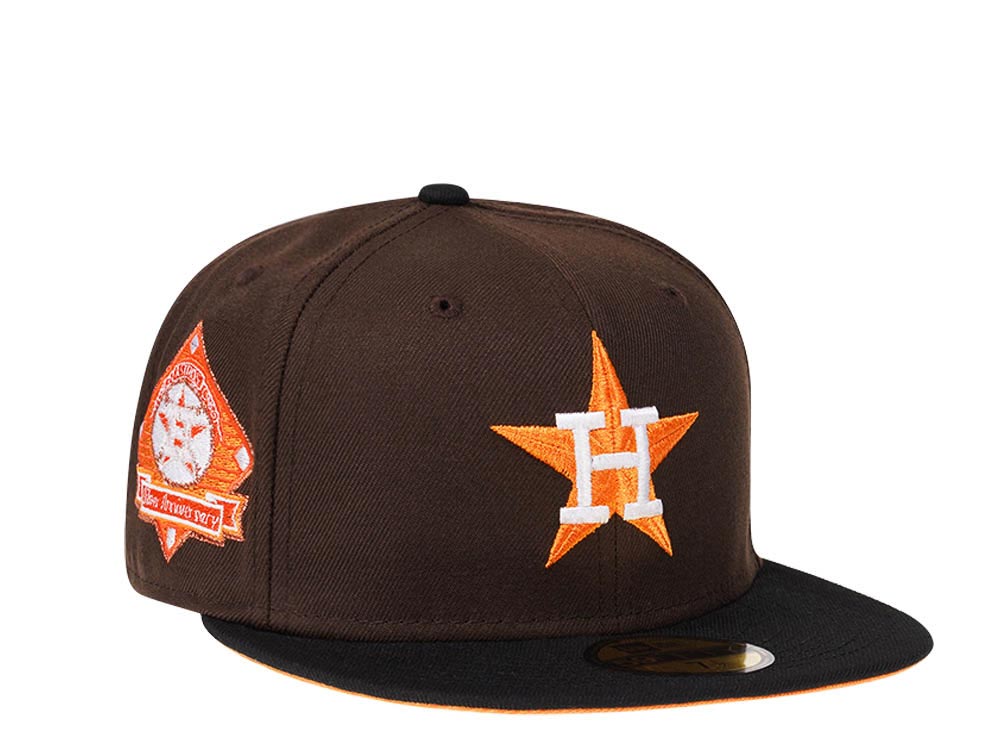 New Era Houston Astros Silver Anniversary Chocolate Mango Edition 59Fifty Fitted Gorra