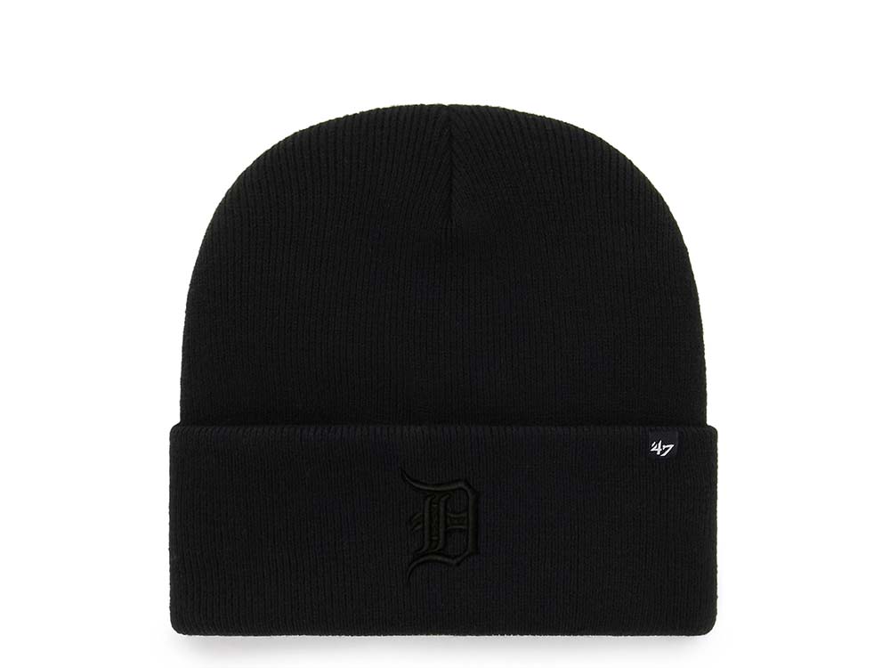 47 Brand Detroit Tigers All Black Edition Cuff Gorro