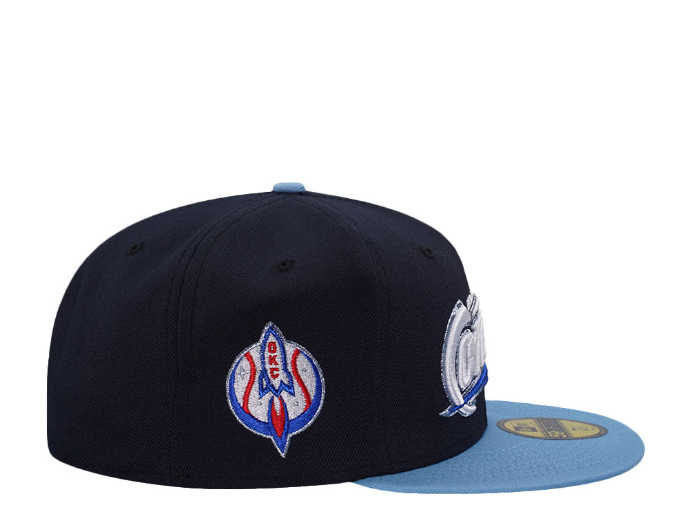 New Era Oklahoma City Comets Metallic Two Tone Prime Edition 59Fifty Fitted Gorra