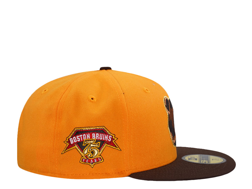New Era Boston Bruins 75 Years Jersey Two Tone Prime Edition 59Fifty Fitted Gorra