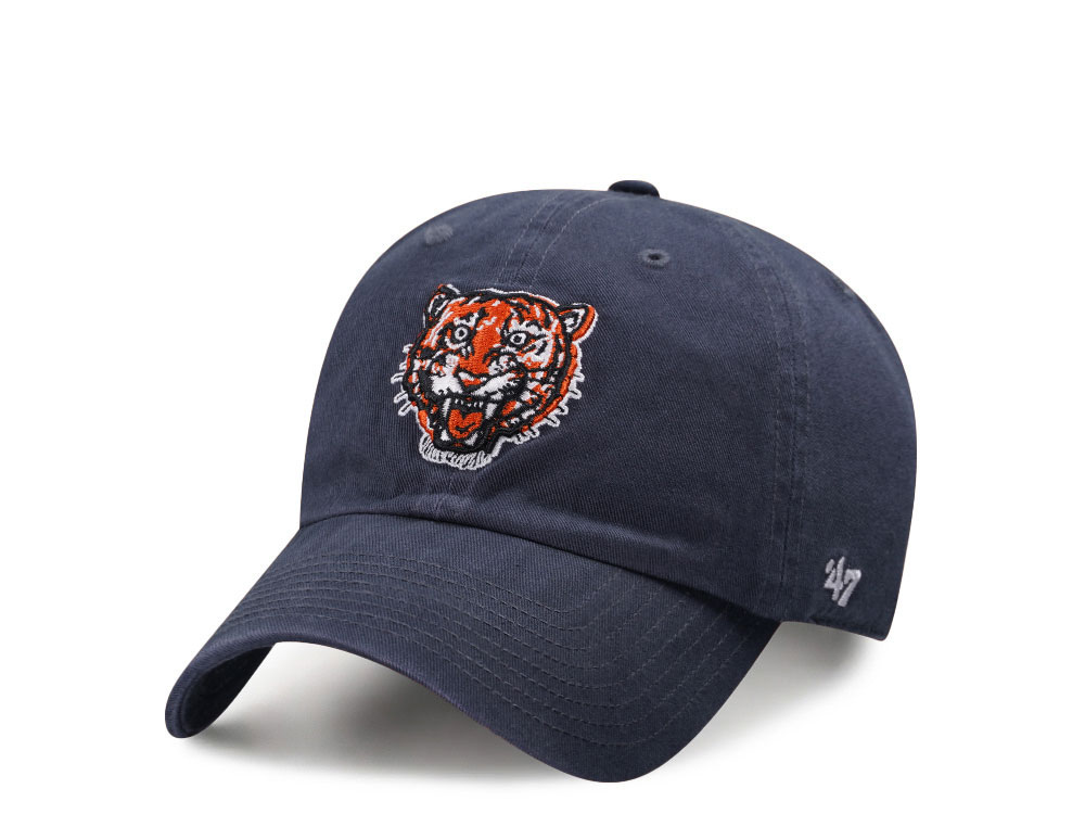 47Brand Detroit Tigers Vintage Cooperstown Navy Clean up Strapback Gorra