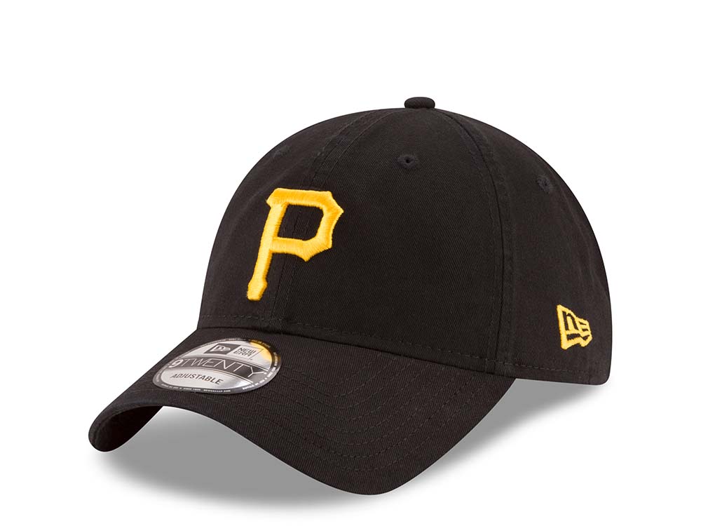 New Era Pittsburgh Pirates Black Core Classic 9Twenty Strapback Gorra