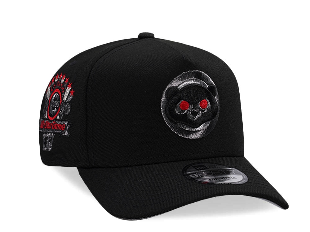 New Era Chicago Cubs All Star Game 1990 Black Prime Edition 9Forty A Frame Snapback Gorra