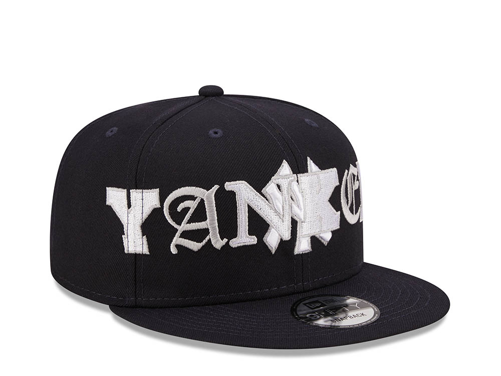 New Era New York Yankees Team Typography 9Fifty Snapback Gorra