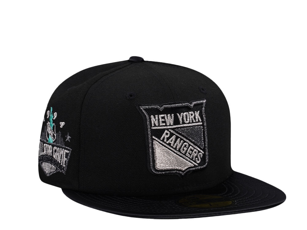 New Era New York Rangers All Star Game 1994 Black Satin Brim Prime Edition 59Fifty Fitted Gorra