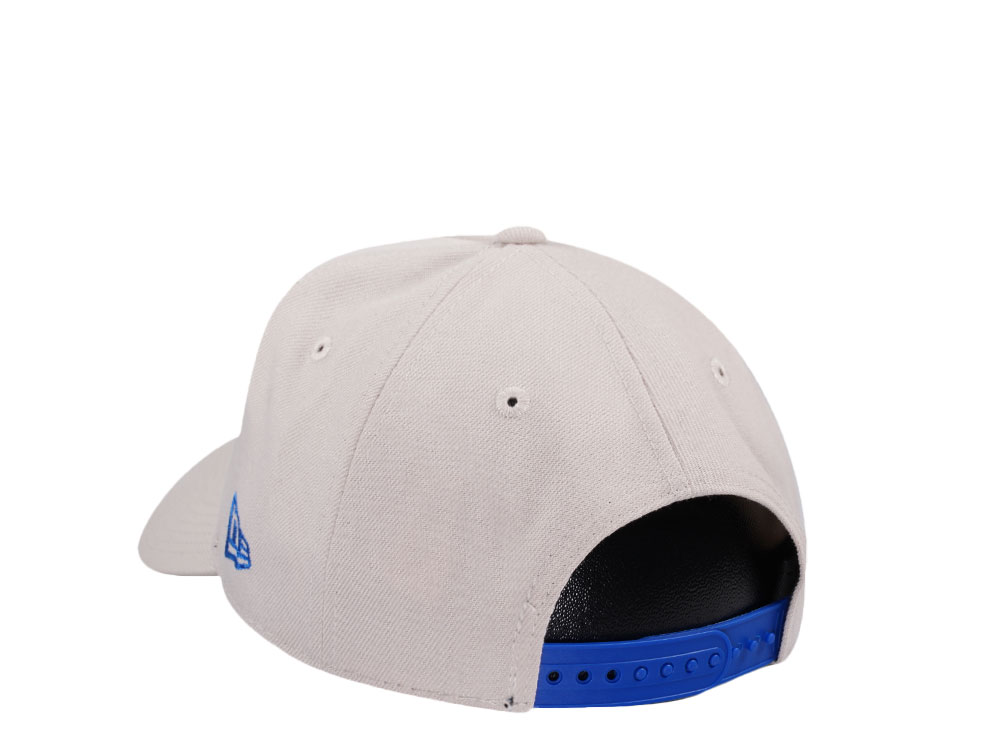 New Era Los Angeles Rams Script Stone White Edition 9Forty A Frame Snapback Gorra
