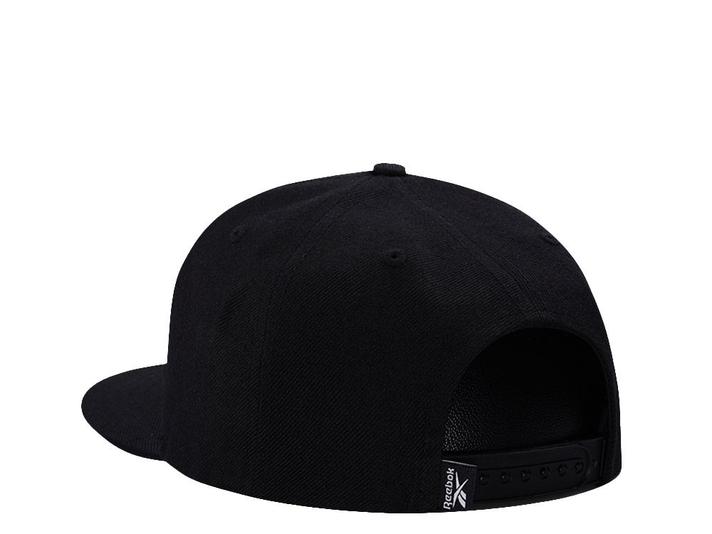 Reebok Logo Black Strapback Gorra