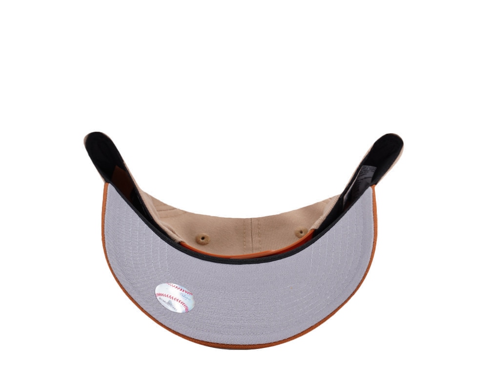 New Era New York Mets World Series 2000 Pumpkin Spice Edition 9Forty A Frame Snapback Gorra