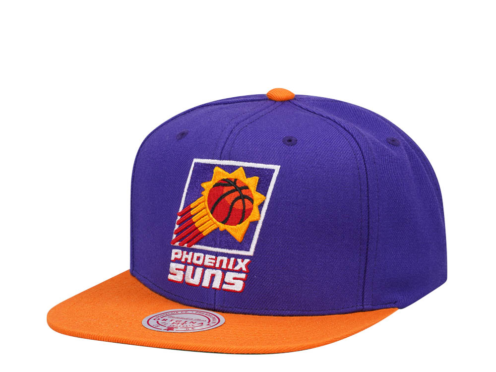 Mitchell & Ness Phoenix Suns Team Two Tone 2.0 Purple Snapback Gorra