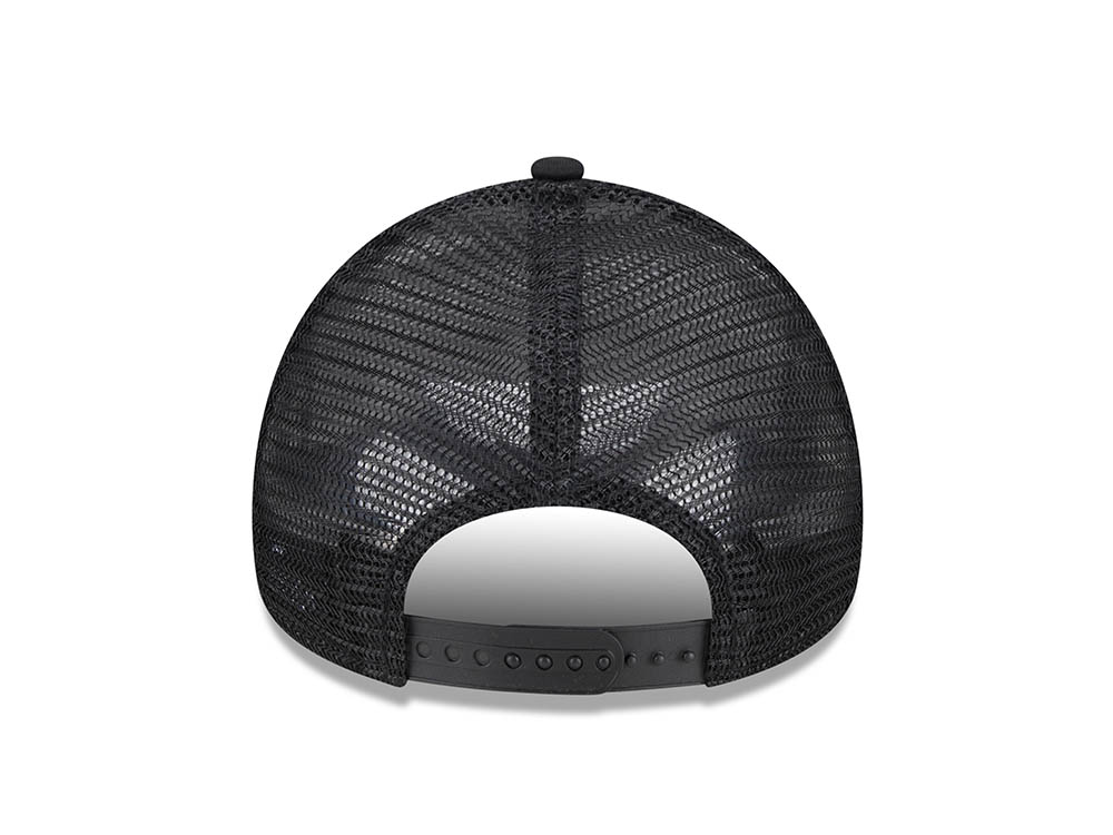 New Era Tampa Bay Rays Black All Day 9Forty A Frame Trucker Snapback Gorra