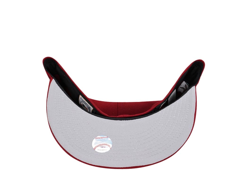 New Era Houston Astros Inaugural Season 2000 Brick Red Classic Edition 59Fifty Fitted Gorra