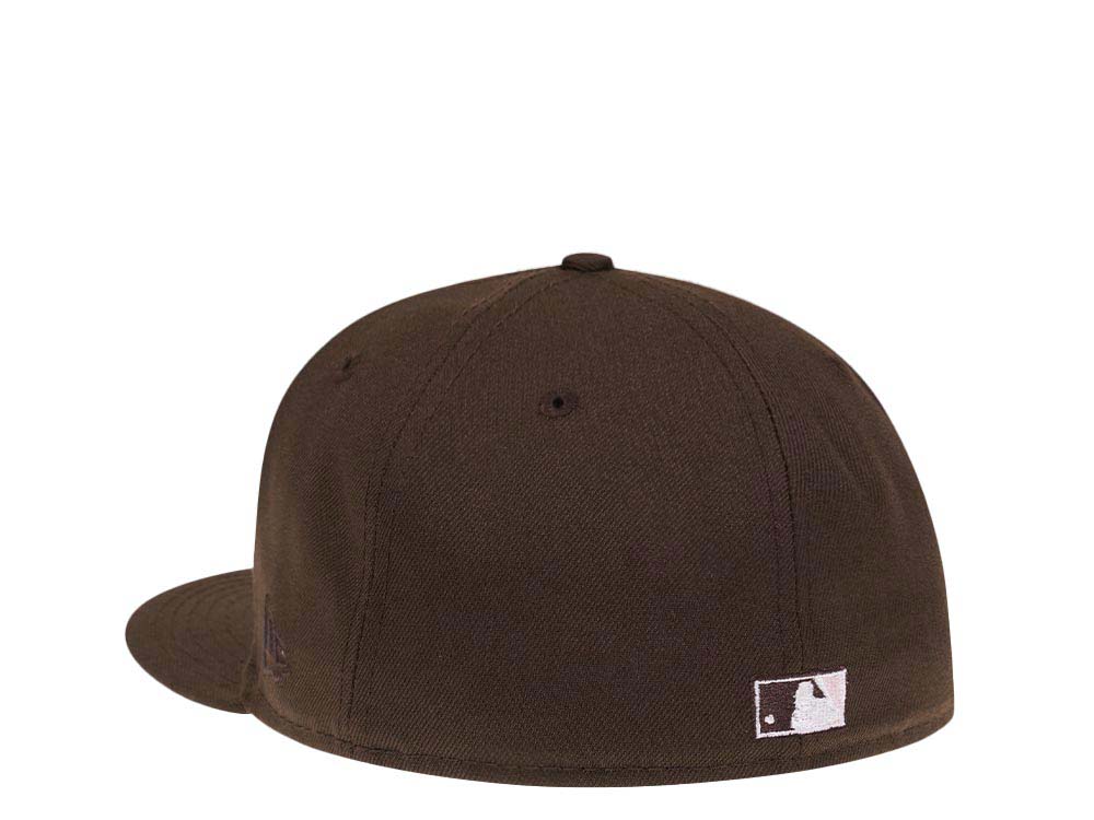 New Era Miami Marlins World Series 2003 Champions Coffee Pink Edition 59Fifty Fitted Gorra