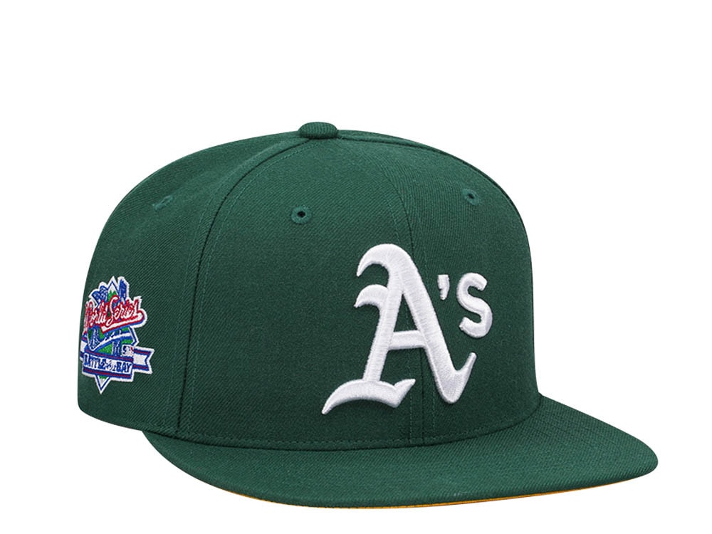 47Brand Oakland Athletics World Series 1989 Dark Green Sure Shot Under Captain Snapback Gorra
