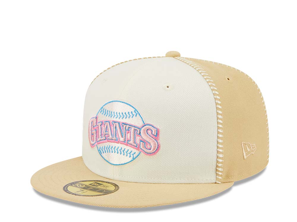 New Era San Francisco Giants Stitch 25th Anniversary Gold Edition 59Fifty Fitted Gorra