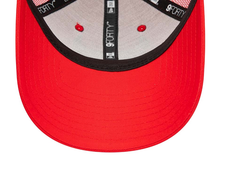 New Era Chicago Bulls Home Field Red 9Forty Trucker Strapback Gorra