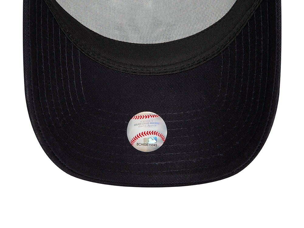 New Era New York Yankees Team Colour Block Navy 9Forty A Frame Trucker Snapback Gorra