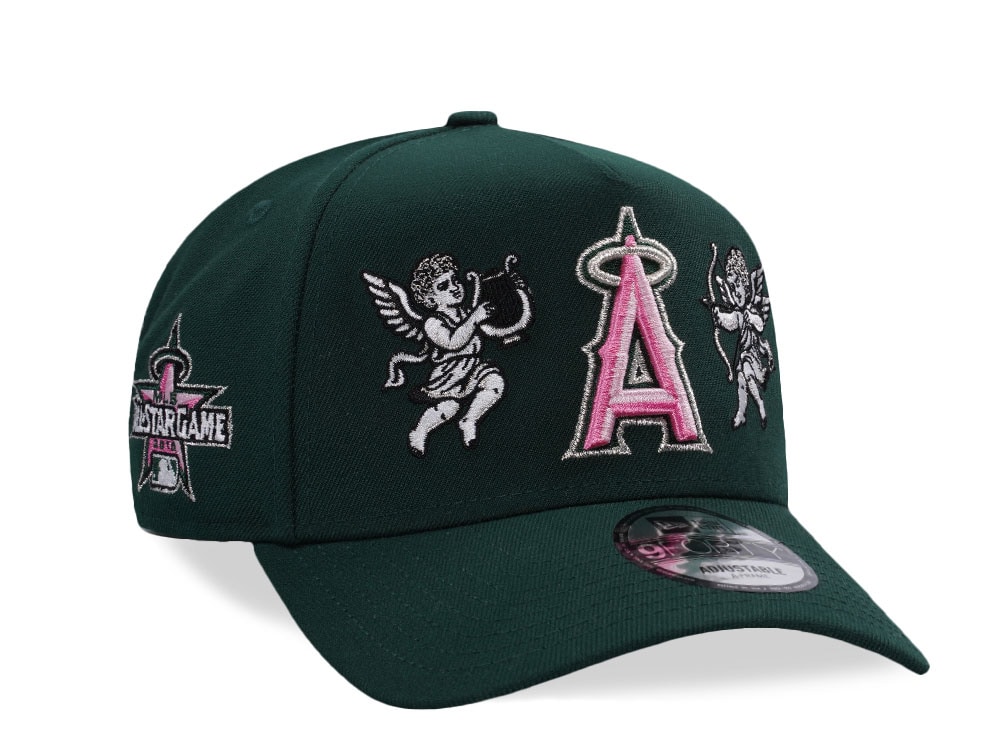 New Era Anaheim Angels All Star Game 2010 Dark Green Cupid Edition 9Forty A Frame Snapback Gorra