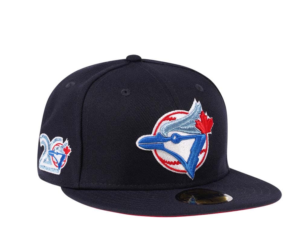 New Era Toronto Blue Jays 20th Anniversary Navy Glacier Blue Edition 59Fifty Fitted Gorra