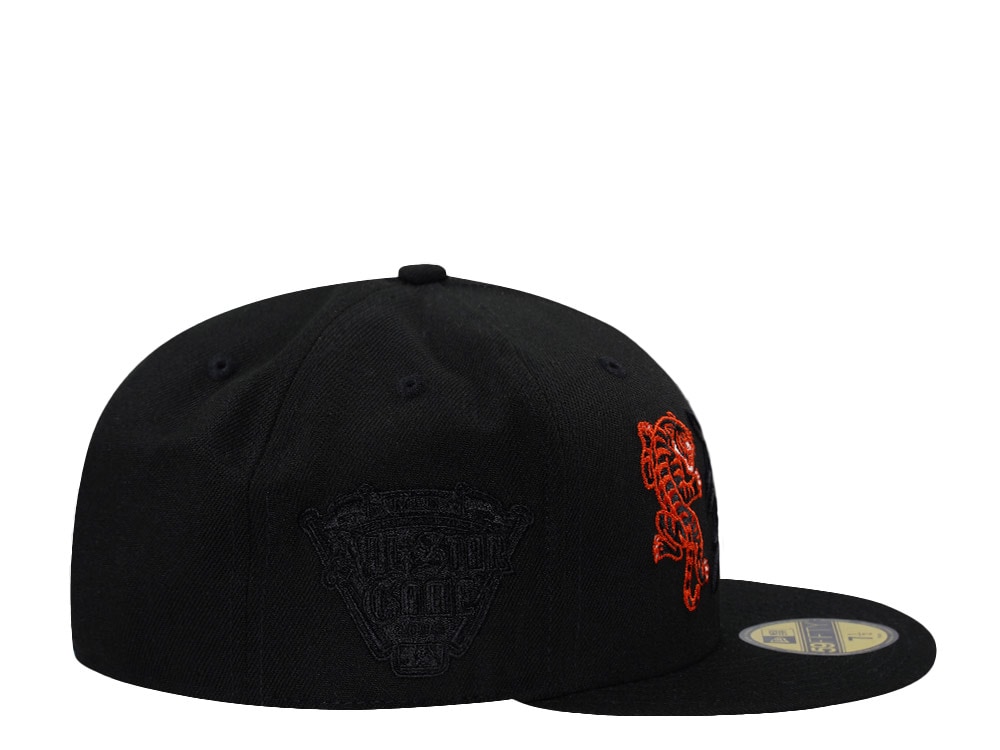 New Era Detroit Tigers All Star Game 2005 Nightmode Black Prime Edition 59Fifty Fitted Gorra