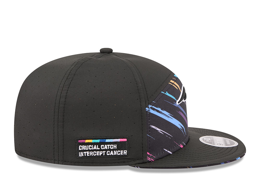 New Era New England Patriots Crucial Catch 2026 Black Edition 9Fifty Split Panel Snapback Gorra