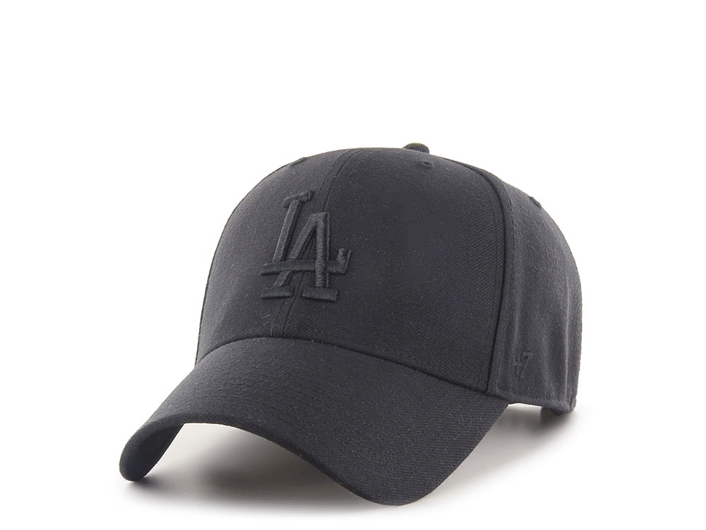 47Brand Los Angeles Dodgers All Black Classic Snapback Gorra