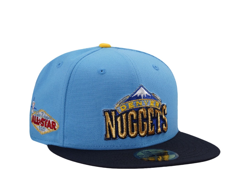 New Era Denver Nuggets All Star Game 2007 Blue Two Tone Edition 59Fifty Fitted Gorra
