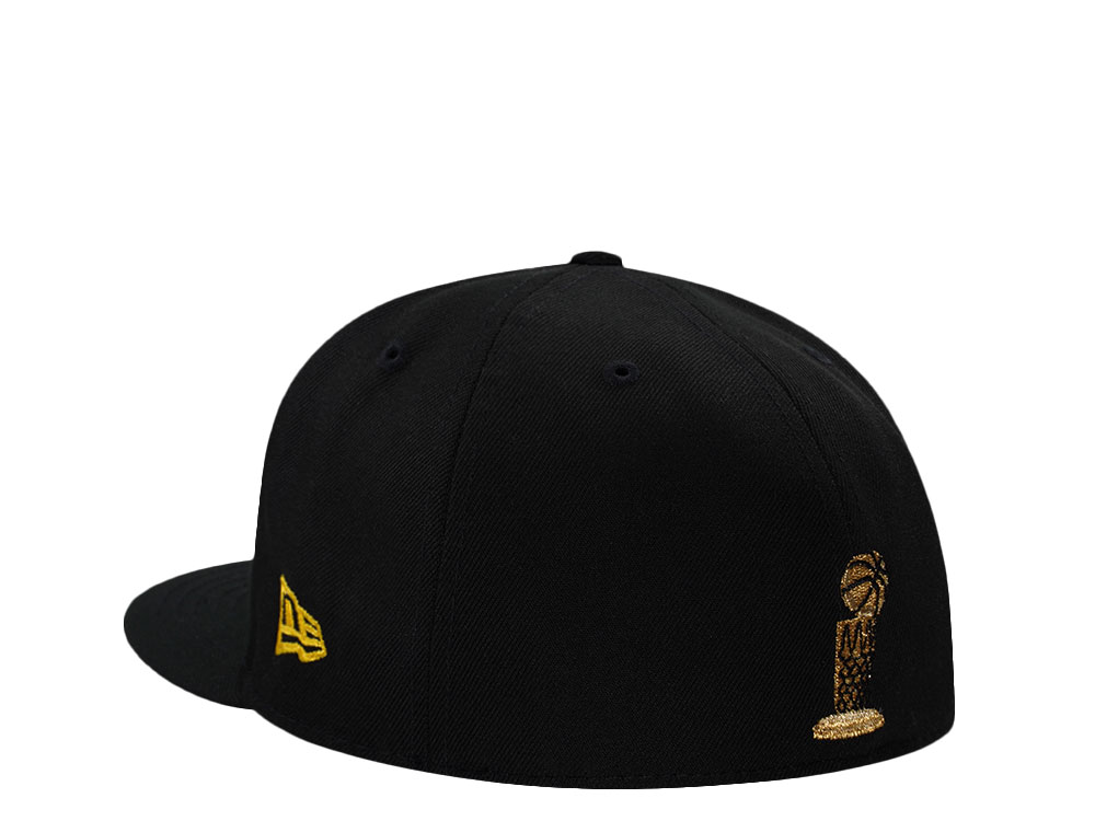 New Era Los Angeles Lakers NBA Finals 2002 Black Prime Edition 59Fifty Fitted Gorra