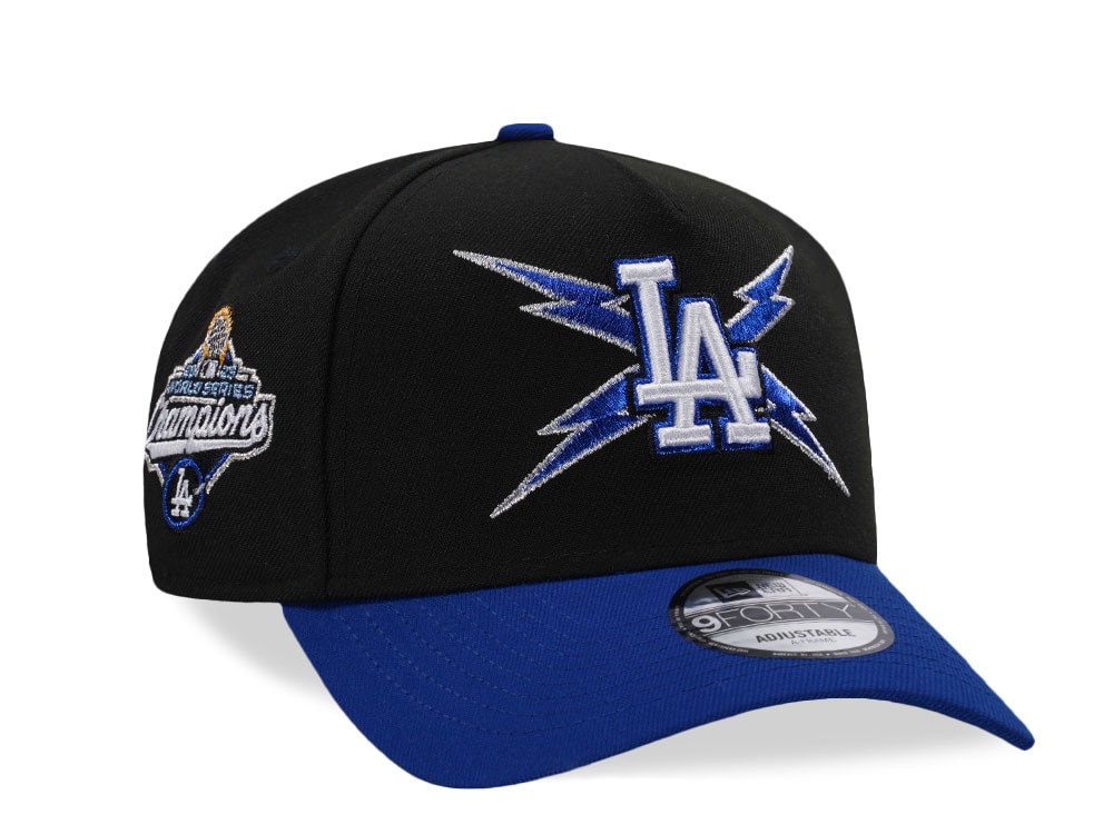 New Era Los Angeles Dodgers World Series Champions 2025 Black Two Tone Edition 9Forty A Frame Snapback Gorra
