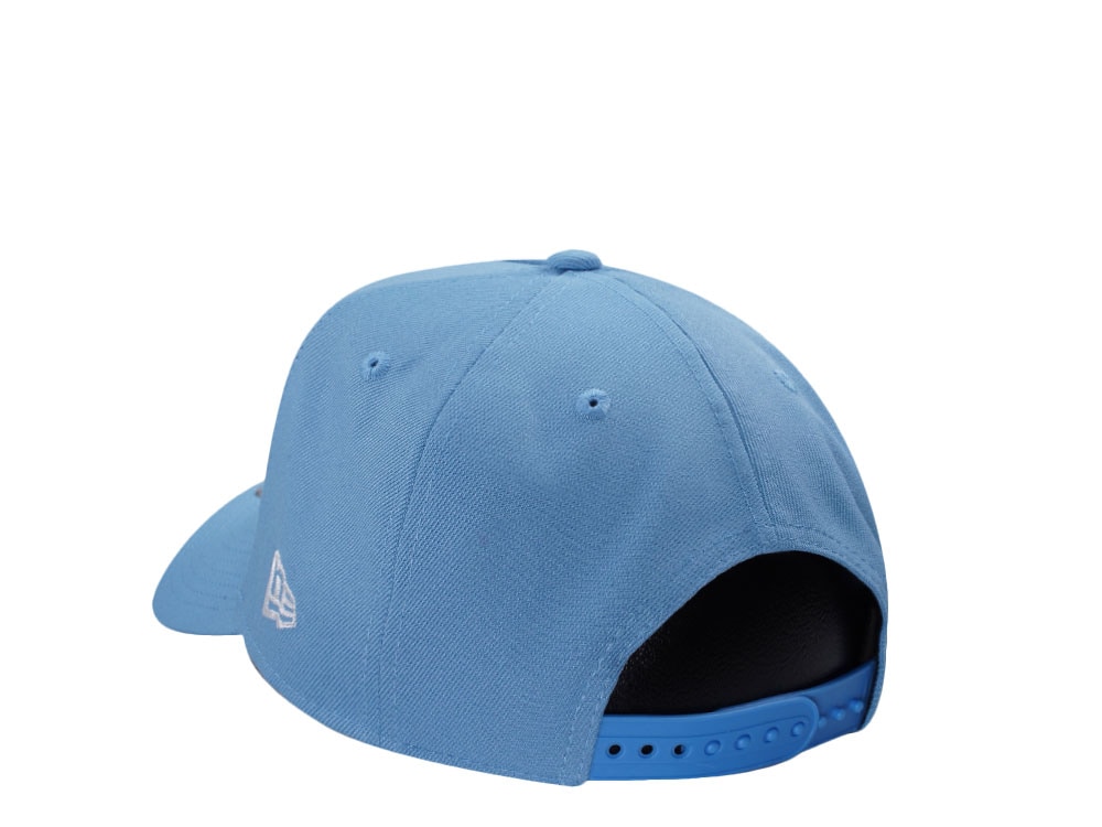 New Era New York Yankees World Series 1999 Cupid Sky Blue Edition 9Forty A Frame Snapback Gorra