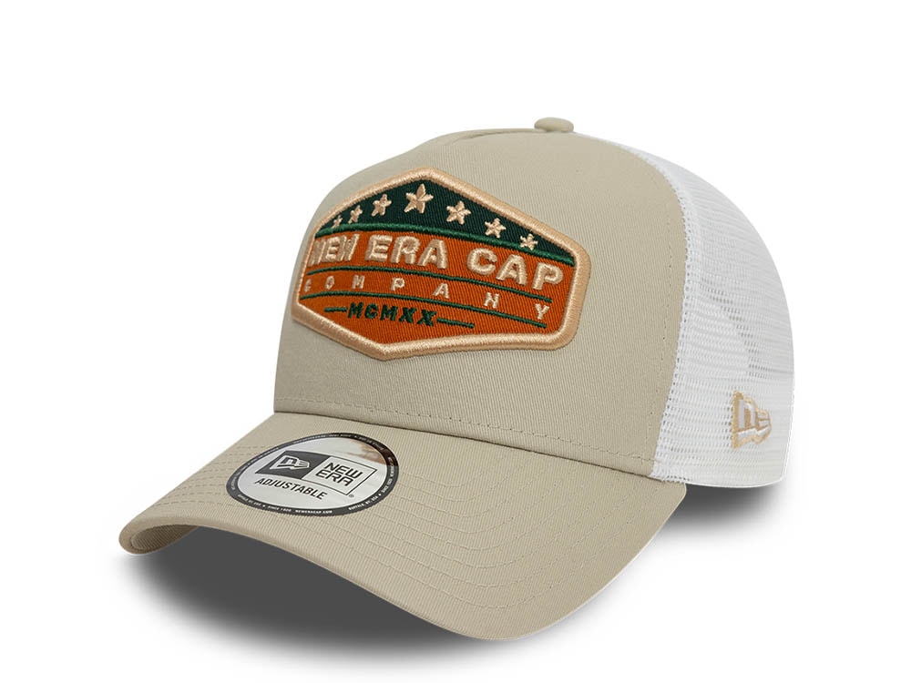 New Era Company Stone Trucker A Frame Snapback Gorra