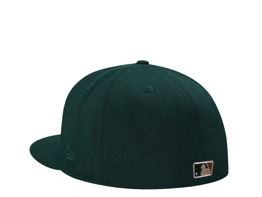 New Era Oakland Athletics Rickey Henderson Field Dark Green Copper 59Fifty Fitted Gorra