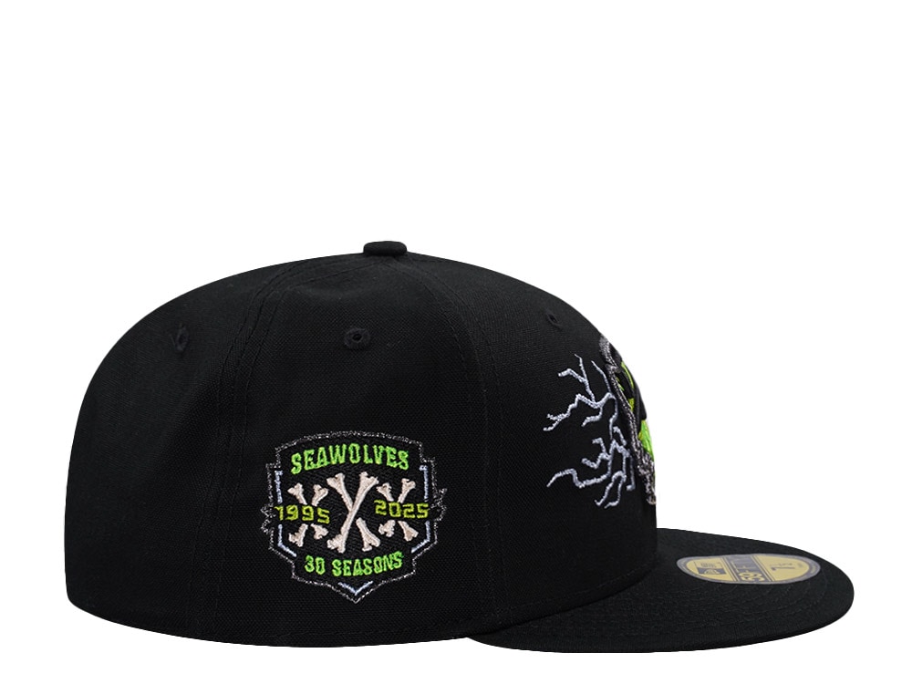 New Era Erie Sea Wolves 30 Seasons Horror Edition 59Fifty Fitted Gorra