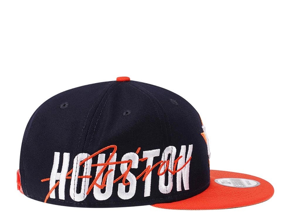 New Era Houston Astros Navy Sidefront Edition 9Fifty Snapback Gorra