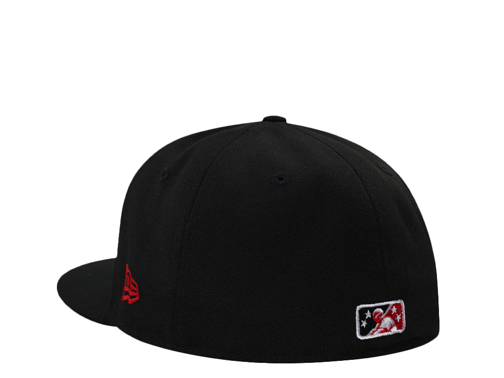New Era Worcester Woo Sox Inaugural Season 2021 Black Prime Edition 59Fifty Fitted Gorra