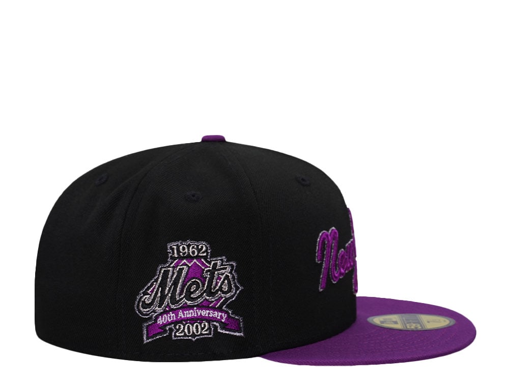 New Era New York Mets 40th Anniversary Purple Two Tone Edition 59Fifty Fitted Gorra
